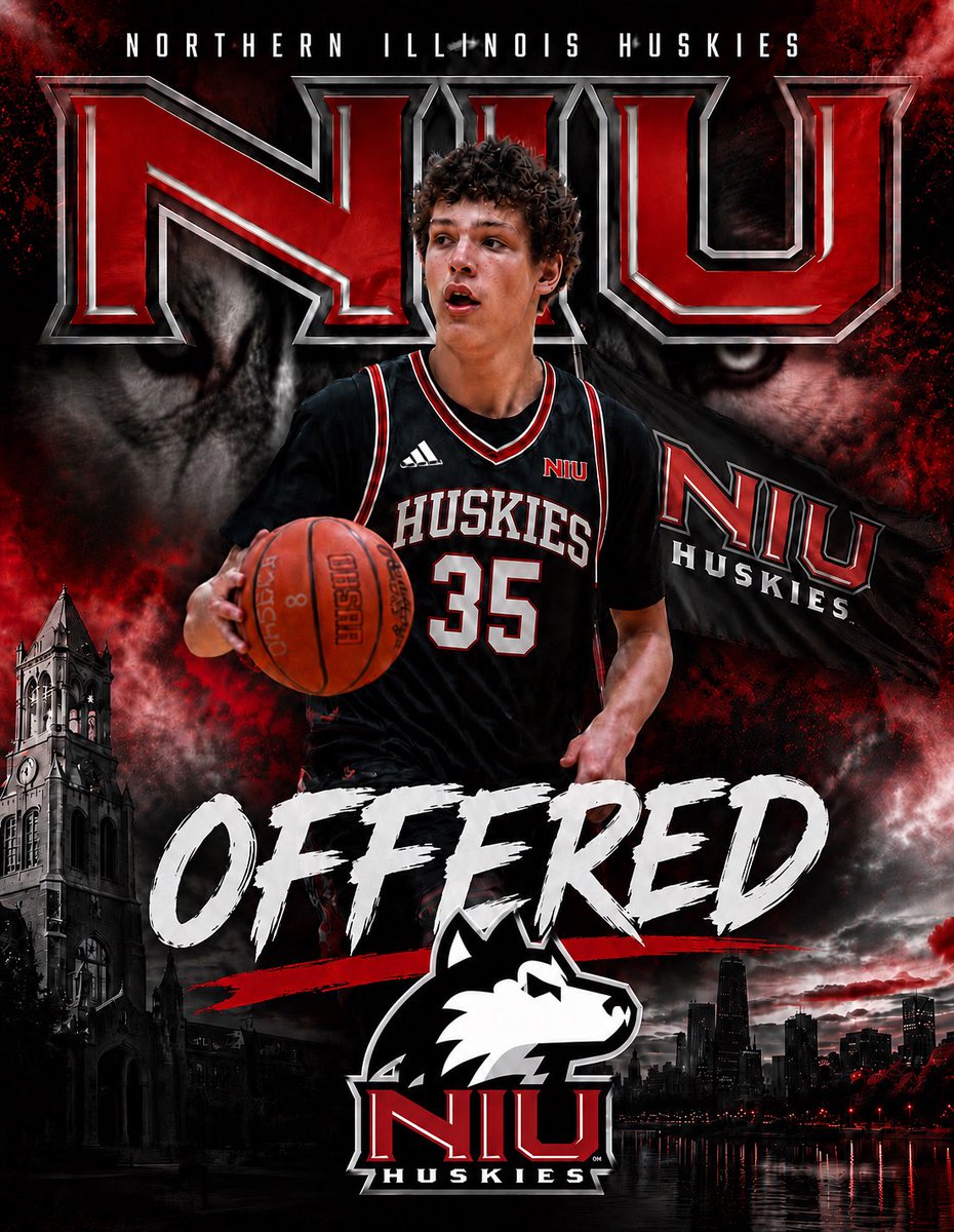 zerger35's tweet photo. After a great talk with Coach Majkrzak and Coach Wallrapp, I’m blessed to receive my first division one offer from Northern Illinois University! https://t.co/hVdpUq2OEs