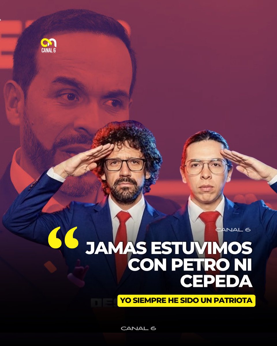 Canal6Col's tweet photo. “Yo jamás he estado con Cepeda ni con Petro” 😅

En la emisión de hoy de su programa F*ck News, los comediantes Camilo Sánchez y Camilo Pardo encendieron las redes sociales tras la victoria electoral de Abelardo de la Espriella. En un insólito despliegue de sarcasmo para adaptarse al nuevo panorama político, lanzaron una descarada "aclaración" sobre su pasado ideológico: "Yo jamás he estado con Cepeda ni con Petro. Yo estuve con ellos para desprestigiar su campaña... ¡yo siempre he sido un patriota!", afirmaron entre risas disimuladas, pretendiendo borrar de un plumazo su cercanía con la izquierda.

Sin embargo, el tono irónico dio un giro dramático cuando abordaron el resultado real de las urnas. Pese al libreto de su supuesta "infiltración patriótica", Camilo Sánchez no pudo ocultar la amargura de la derrota y confesó sin rodeos ante su audiencia el guayabo que le dejó la jornada electoral, admitiendo con humor negro que siente "una tusa tenaz" de ver que Iván Cepeda haya perdido la presidencia.

El episodio de hoy se volvió viral en cuestión de minutos, desatando miles de comentarios entre seguidores que celebraron cómo la dupla de F*ck News utiliza la polarización para procesar la coyuntura nacional. Con esta transmisión, demuestran una vez más su habilidad para convertir las derrotas políticas y la tensión del país en puro espectáculo satírico.

#F*ckNews #CamiloSanchez #AbelardoDeLaEspriella