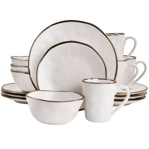 royalkitwareco's tweet photo. Elevate your table with the Elama Modern 16-Piece Stoneware Dinnerware Set. A matte white finish with a gold rim brings sophisticated style to every meal. $61.86
Shop: https://t.co/F31HMPj9Oe
Save 10% with Promo code: X2026
#Stoneware https://t.co/RwGwhNR78N