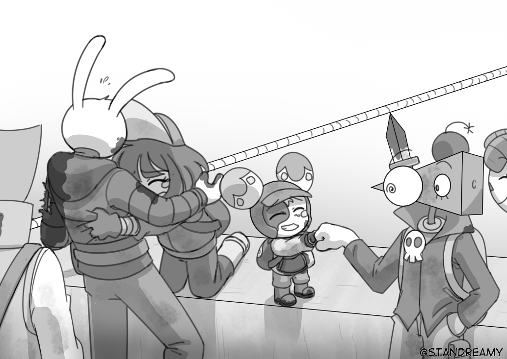 Standreamy's tweet photo. Squeeze💜

#funnybunny #tadc #tadcfanart 

81/? https://t.co/aSQqkeqnSC