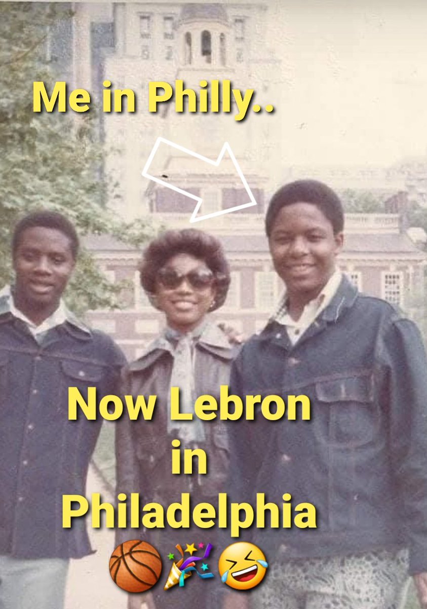DaKount's tweet photo. Me in #philadelphia at age 15! Now #LabronJames comes to @sixers at age 41 ๐๐๐๐พ! Go @labronjames Go!
@CharlieMarlow_ @andybankertv @AugieNash @QUAIL100 @shortyshowlove @TheRealDevonA @JHudStLouis314 @KYJUANSTL @Cardinals https://t.co/WmXLzfg8ff
