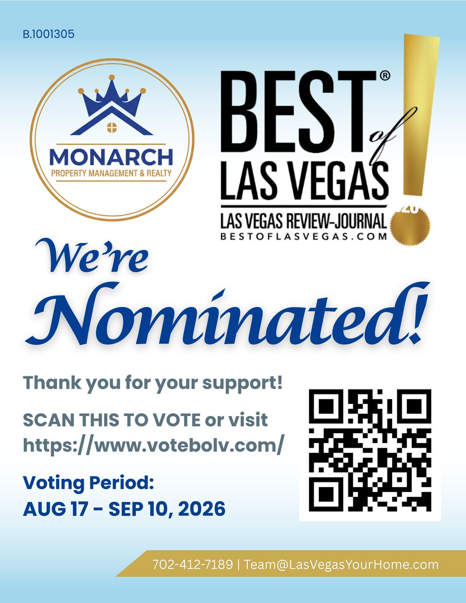 mgm_monarch's tweet photo. π‘ Your next rental is here!
β¨ 3 Bed β’ 2 Bath β’ 1,820 Sq. Ft.
βοΈ Solar β’ Covered Patio β’ 2-Car Garage
π² $2,250/month
π2054 Cardigan Ave.
Schedule your private tour today!
π 702-412-7189
#ForRent #NorthLasVegas #RentalHome #MoveInReady https://t.co/uhefmqHn0T