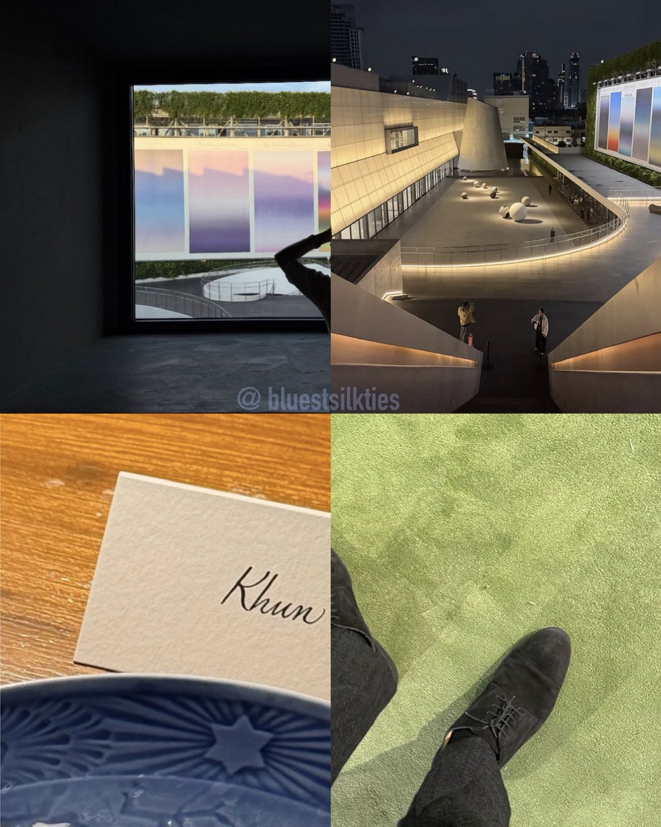 bluestsilkties's tweet photo. Today's big bite of an 🍎:

The Chanel TH PR/Comms. Team has always been known to host these exclusive fun dinners/gatherings & invite only the artists & personalities they consider belonging to their brand family (so 1st point, that fact already speaks for itself).

2nd point, last night was Est's official initiation to & first time attending these exclusive dinners & yes, I can assure you that the core PR/Comms. Team was very present.

3rd point, prior to the dinner itself, it would seem that the hosts & the guests did a whole tour experience of the featured crafts of DIB Bangkok, a contemporary art museum & Thailand's newest modern cultural landmark. The dinner followed the exhibit activity at the museum's restaurant. Trust me, you can always count on Chanel TH to never miss bringing out it's art & fashion agenda.

4th point, also in attendance were around 3 of the brand's seasonsed photographers. Let's see if we can look forward to that as well.

5th point, this big PR/Comms. Head from an extremely massive brand just recently moved to Chanel TH. He's always been a long-time fan/follower of Est, until now. Also, yes, Est has worked with his former brand before. 

Last & most important point, let's keep hyping up #est_rvp & Chanel, alright? I'm sure you know & can see how far we've all come already. This is your reminder & great affirmation that it is & will never be tiring supporting @EstRvp. So, be ready for what's coming. ✨

Good morning.
- Boo 🥂
