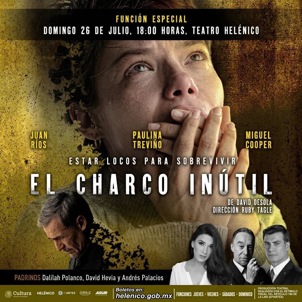 imnotd4rling's tweet photo. “El charco inútil” vuelve al teatro y que mejor manera de hacerlo que con una madrina como Dalílah Polanco 💞✨

Acompáñala en esta función especial el domingo 26 de Julio a las 18:00 en el Teatro Helénico

Boletos en https://t.co/wlLfZ7W1lW 🎫 https://t.co/SAQL2WHetU