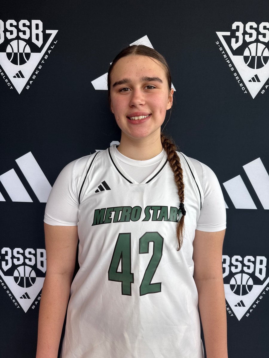 scopescouting's tweet photo. 🚨 FINAL | 16U Single Play-In Game | adidas 3SSB Girls Championships

MN Metro Stars advanced to the Sweet 16 with a 73-49 victory over Texas LoneStar. Metro delivered one of Day 1’s most efficient offensive performances, shooting 71.8% from the field, 66.7% from three and a perfect 5-for-5 at the free-throw line.

Metro outscored Texas LoneStar 68-45 from the field and 5-4 at the line, accounting for the exact 24-point margin. Texas committed only four turnovers and recorded 10 steals, but Metro’s exceptional shot-making overcame the possession difference.

Metro’s five leading scorers combined for 67 points while shooting 26-for-35 from the field and making 10 three-pointers. Tate Addler led the group with 22 points and four threes on 8-for-11 shooting.

MN Metro Stars
• Tate Addler – 22 PTS, 3 REB, 4 3PM, 8-11 FG
• Brooke Soash – 14 PTS, 2 REB, 2 AST, 5-6 FG
• Peyton Hoffman – 12 PTS, 9 REB, 6-9 FG
• Kaylee Dilger – 10 PTS, 2 3PM, 4-5 FG
• Veda Makepeace – 9 PTS, 3 3PM, 3-4 FG

Texas LoneStar
• Mira Ramsey – 20 PTS, 2 STL, 6 3PM, 7-10 FG
• Jai Johnson – 11 PTS, 5-8 FG

MN Metro Stars advance to the 16U Sweet 16.

@SportsPassports @3SSBGCircuit @MnMetroStars @TateAddler @BrookeSoash @PeytonHoffman24 @kayleedilger @MiraRamsey2029 @JaiJohnson2029 
#3SSB #adidasBasketball