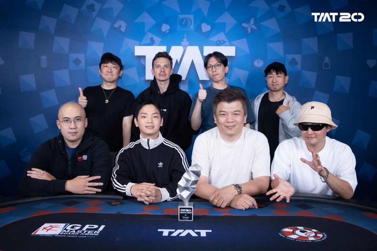 poker_ing's tweet photo. 【台北】台灣百萬大賽（TMT）20
#45　NT$6,000　NLH
優勝　Fumiya Sakaneさん（NT$147,000）

5　Yasukazu Itabashiさん
7　Tomohiro Tsujiさん
20　Ko Tanakaさん

エントリー127 https://t.co/8GIyIotRCs