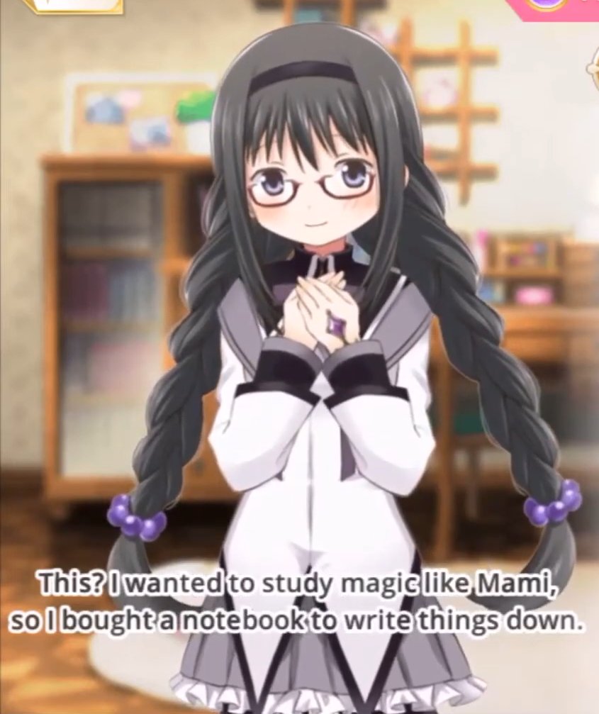 DailyHomuSmile's tweet photo. Quotes - Homura Akemi (Glasses) https://t.co/7pqFNhGznE
