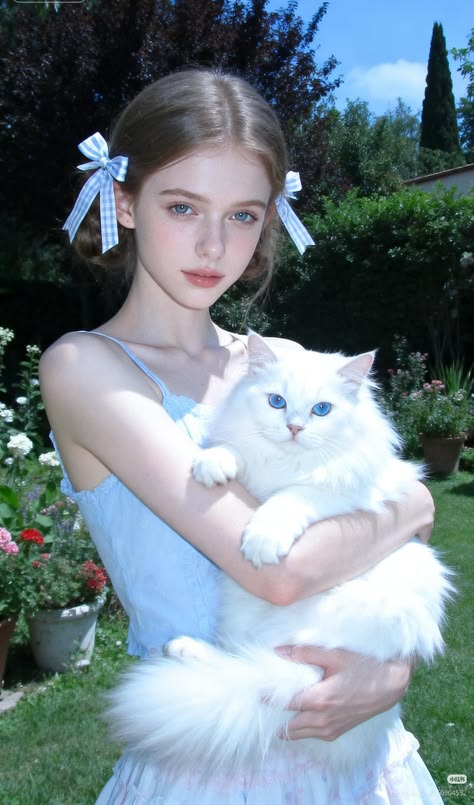 ELAPLIKEPARAVOS's tweet photo. Sunlit garden cuddles with a fluffy white cat pure bliss in pastel blue
bJZ https://t.co/tcwX8JcVHW