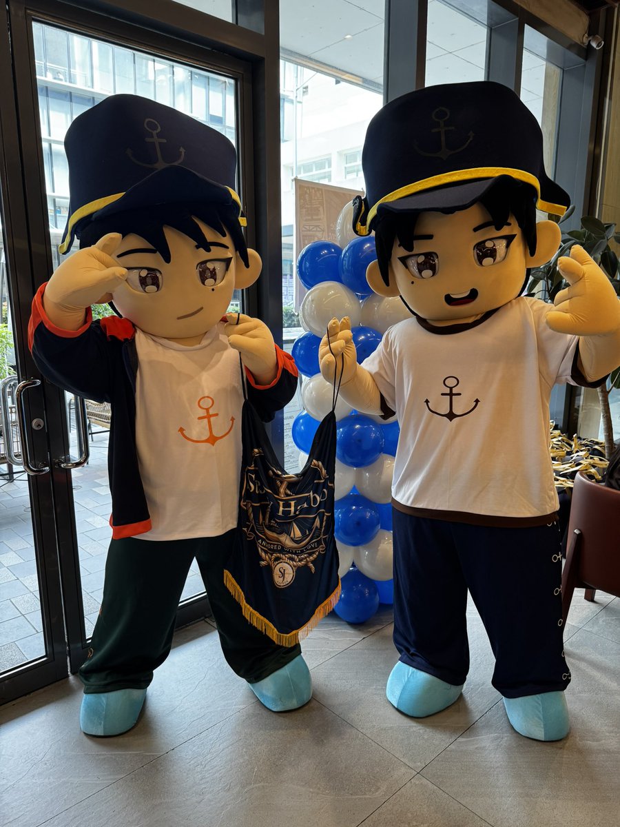 StejayHarbor's tweet photo. Our Special Guests are here! 

Yence and Yeup are waiting for you here at the Dock Side 🐺🦌

ANCHORED IN LOVE
#STEJAY #StevenKim #JLGaspar
#스티븐 #제이엘
#AHOF  #아홉 
@AHOF_official https://t.co/4rJSj20lbx