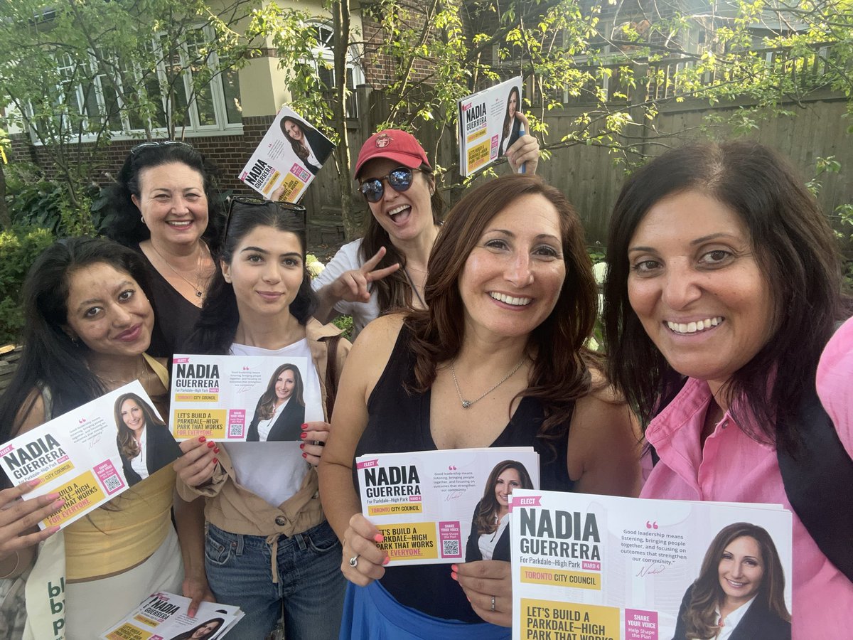 nadia_guerrera's tweet photo. Friday night with these bright lights. ✨

This campaign is powered by incredible volunteers, great conversations, and neighbours who care about the future of our community. Thank you, team!

#Ward4 #ParkdaleHighPark #topoli https://t.co/tYU28XTwEJ