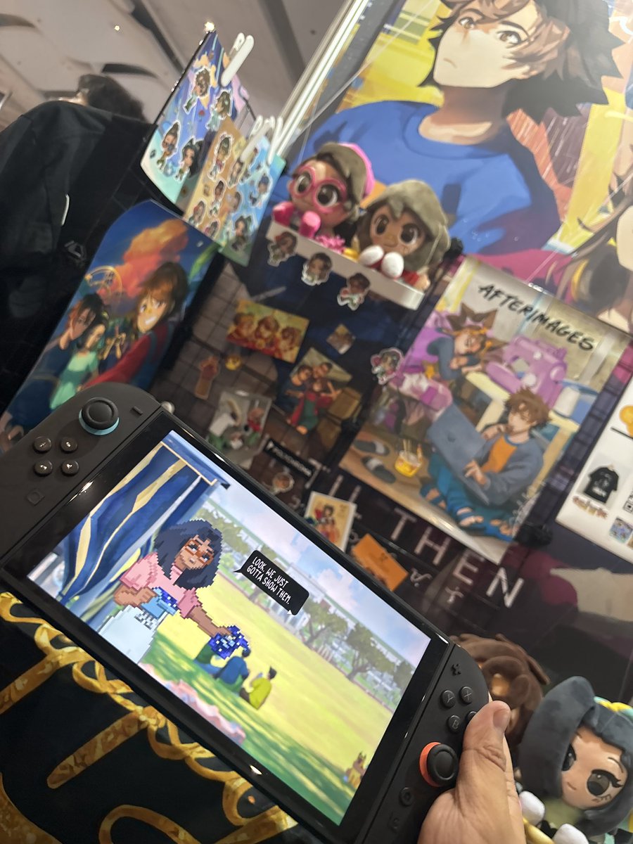 NethTrey6's tweet photo. PGDX ‘26 (Day 1) in four photos 

got in touch with the Until then dev team (again) and met my friends irl

#untilthengame https://t.co/GpKpLeNUIR