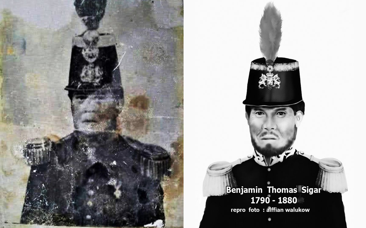 imanuel_fl's tweet photo. Kemarin Presiden Prabowo bicara soal londo ireng. Ternyata di Indonesia ada juga londo ireng betulan, namanya Tawalijn Sigar.

Dia lahir di Langowan sekitar 1790. Tahun 1829 Belanda kehabisan tenaga menghadapi Diponegoro, lalu merekrut pasukan bantuan dari Minahasa yang mereka sebut Pasukan Tulungan. Tawalijn ikut. Dia memimpin prajurit dari Balak Langowan, menyeberang laut ke Jawa, memerangi orang yang belum pernah dia temui.

Maret 1830 di Magelang, Diponegoro ditangkap. Tawalijn pulang membawa Militaire Willems-Orde kelas 4 dari Kerajaan Belanda.

Hidupnya naik terus sesudah itu. Tahun 1841 Pendeta Schwarz membaptisnya dan namanya berubah jadi Benjamin Thomas Sigar. Tahun 1848 Belanda mengangkatnya jadi Hukum Besar Langowan bergelar Majoor. Dia memerintah distrik itu dua puluh dua tahun.

Anaknya, Laurens Roeland, mewarisi jabatan yang sama. Cucunya jadi klerk kantor residen. Cicitnya, Philip Frederik Laurens Sigar, duduk di Dewan Kota Manado lalu jadi Sekretaris Residen. Empat generasi menanjak di dalam sistem yang ikut mereka tegakkan.

Anak Philip bernama Dora Marie Sigar. Tahun 1946 dia menikah dengan Soemitro Djojohadikoesoemo. Lima tahun kemudian lahir anak laki-laki mereka.

Anak itu sekarang Presiden Republik Indonesia. Dan kemarin, dia bicara soal londo ireng.

APAKAH INI SEBUAH KEBETULAN???

Sumber cerita:
https://t.co/RsmU28PU9U
https://t.co/Wt4YabTxvc
https://t.co/pMhmvG5zee
https://t.co/KoQML62HWB
https://t.co/alajCwS6Nu