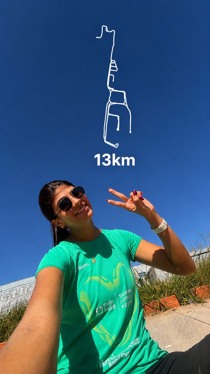 Barodriguessss's tweet photo. Meus primeiros 13km 🥳🥳 https://t.co/yMiRkW3jj2