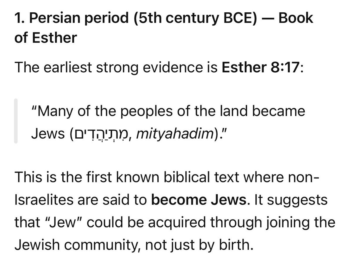 SepharadicA's tweet photo. @DemsAgainstJews @tomerbb8 @JewsGoingApe @whitesocksclips Dont cry you can block me if you cant handle this argument but can you explain this? How does one foreigner gets converted and become Judean? Or is it a Jew? What was the name of the religious practice Judeans had? What about the gentiles in Judea why werent they called "yehudim" https://t.co/2ubAKa9m8z
