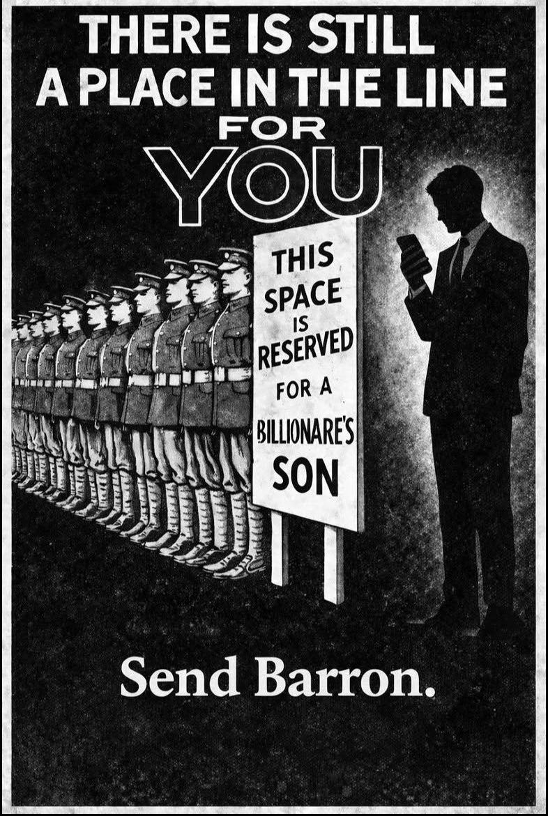 MarilynMuranoX's tweet photo. @ConHarMcD @WhiteHouse #SendBarron #SendKai #DraftMAGAFirst https://t.co/1ZfRleCE0H