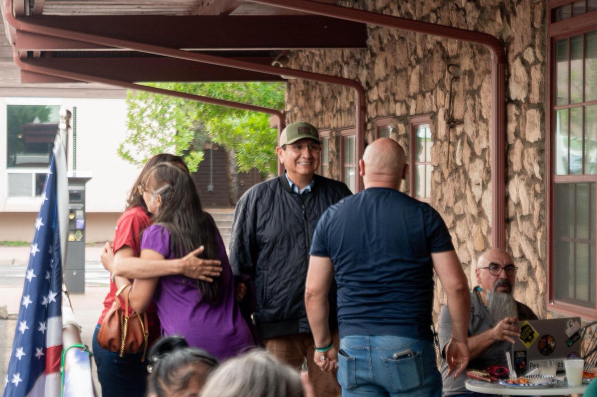 NezForAZ's tweet photo. Last night, I spent time speaking with Latino voters about their concerns and hopes for this year’s midterm election. This campaign season, we are strengthening connections with Arizona voters! https://t.co/Oonrh7vMac