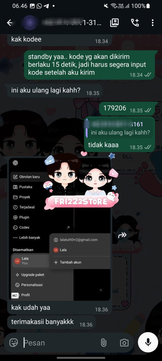 bebekicau's tweet photo. testimoniii

chatgpt chat gpt premium prem plan plus pro go gptplus sharing shar privat private priv sebulan 1 bulan 7 hari 1 hari full garansi https://t.co/4p5ljr4N5f