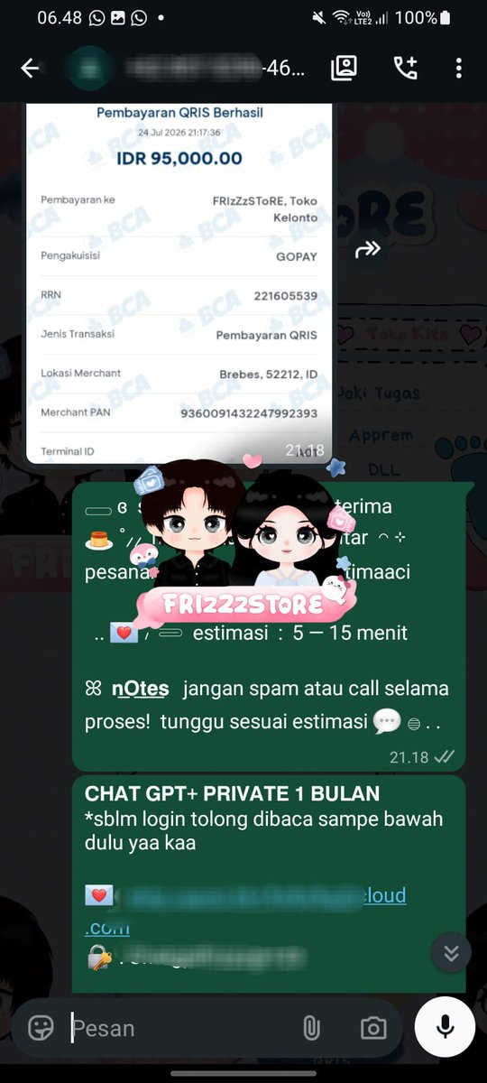 bebekicau's tweet photo. testiiii

chatgpt chat gpt premium prem plan plus pro go gptplus sharing shar privat private priv sebulan 1 bulan 7 hari 1 hari full garansi https://t.co/bHB0pvSULI
