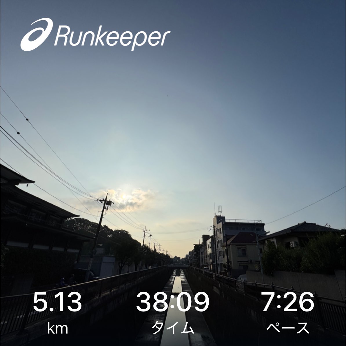 suncolour1's tweet photo. おはようございます。週末の　#朝ラン　5キロ。
今朝はウォーキング1キロからの5キロでした。昨日は曇ってて風もあって気持ちよかったけど今朝は蒸し暑い！
さぁ、帰って水シャワー💦浴びて仕事仕事❗️

#本門寺 
#呑川ラン 
#暑熱順化 https://t.co/cu2quk86pE
