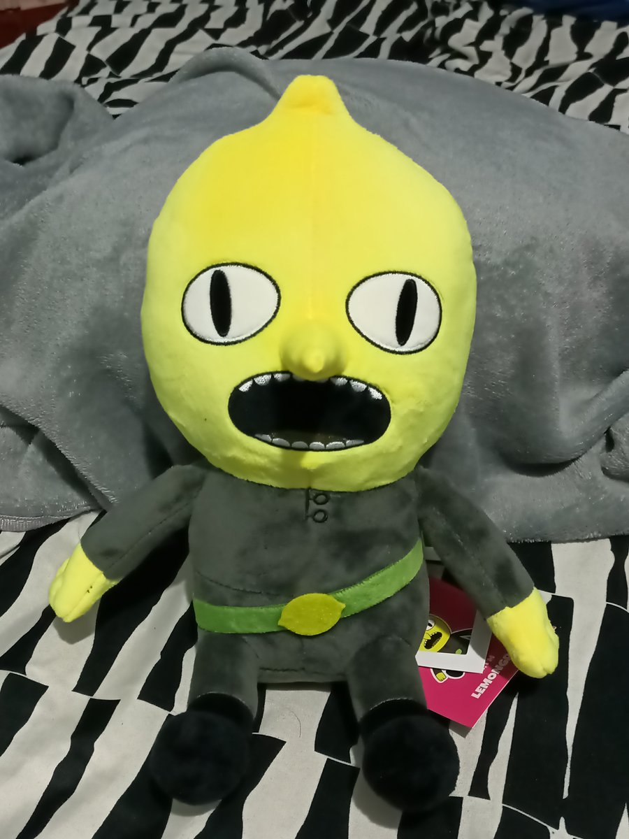 Fhinni_DS's tweet photo. I was worried my Lemongrab plushie wouldn't arrive because Youtooz doesn't ship to my country and I had to ask for help from someone else. But he finally arrived safely! And he's so beautiful and soft, I love him so much! 🥺💖💖💖

#Lemongrab #レモングラブ https://t.co/EyjEeYoQlg