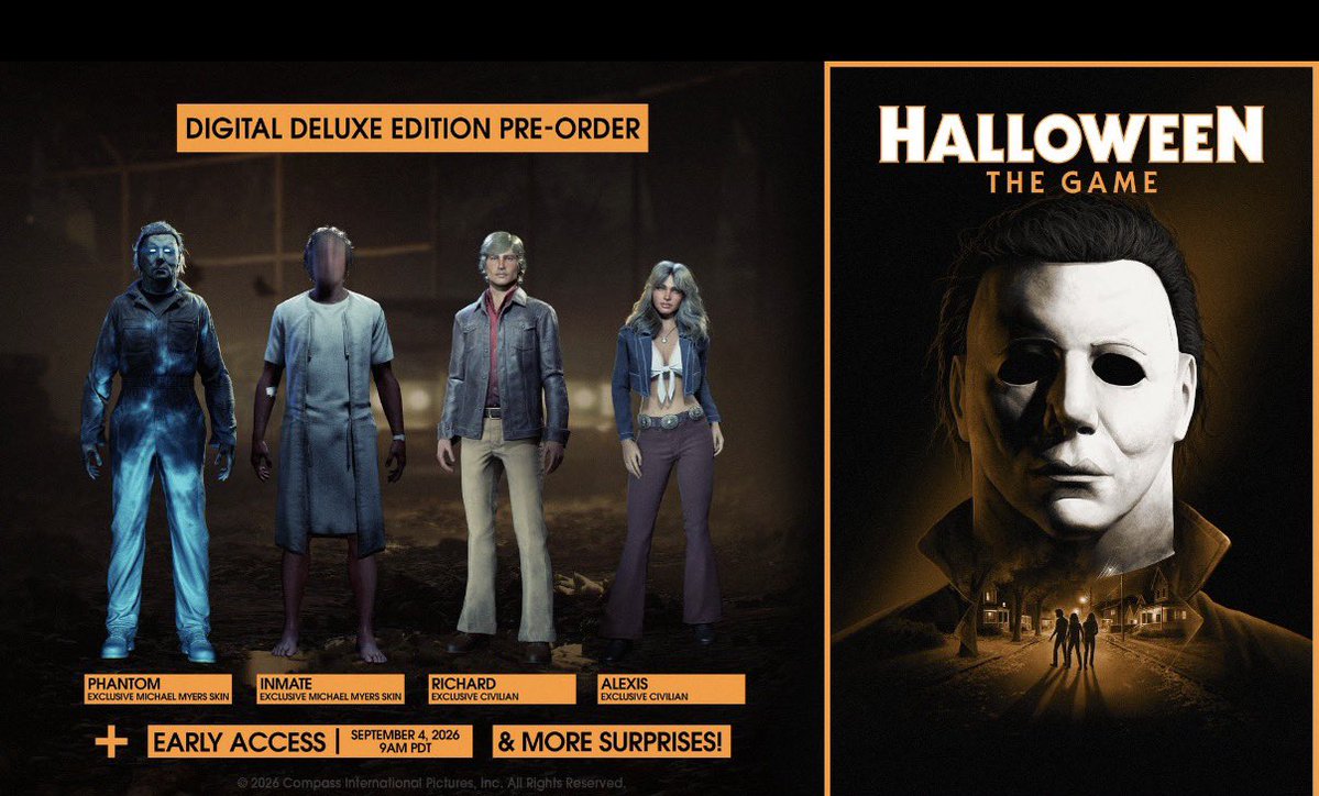 123Myers's tweet photo. I can’t wait til September 4th all we need is the “more suprises”to be told by @HalloweenTVG hopefully they do it soon @IllFonic https://t.co/1B2RVuMYhT