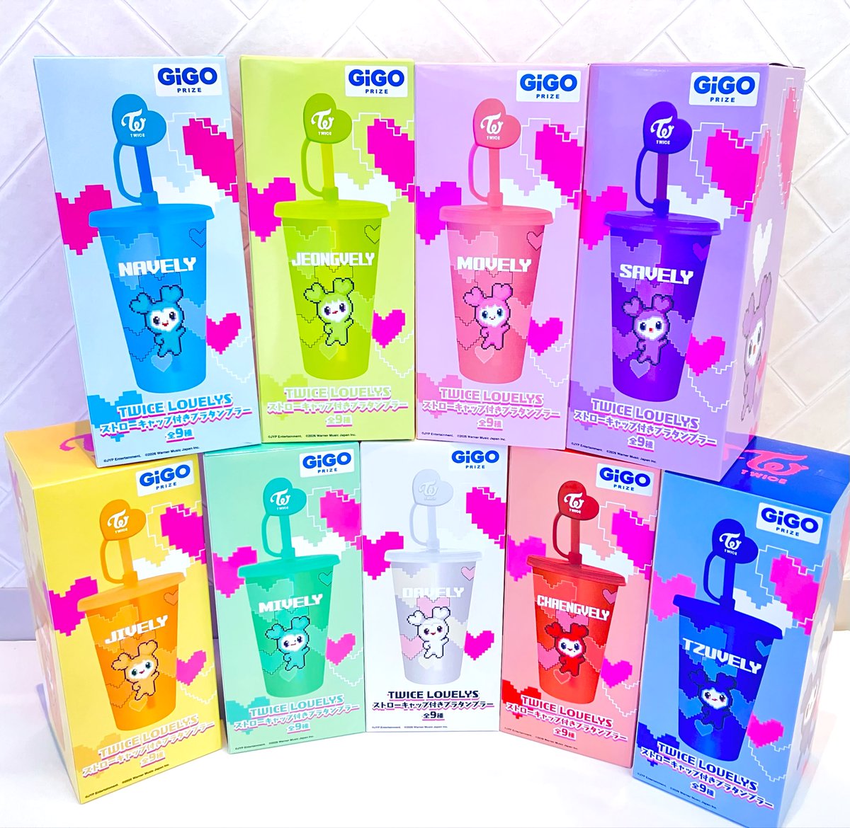 🤍🎀TWICE LOVELYS🎀🤍 🩷〜GiGO限定〜🩷 💠うるちゅるシールBIG