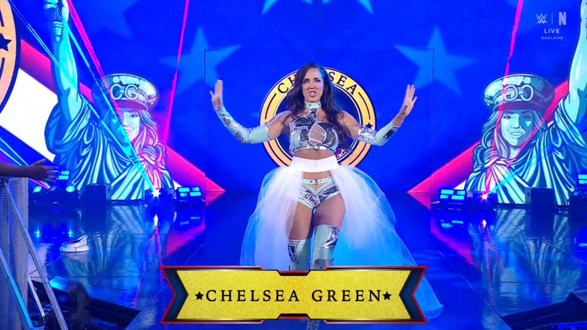 Chelsea Green and Kiana James fight for a spot in the SummerSlam