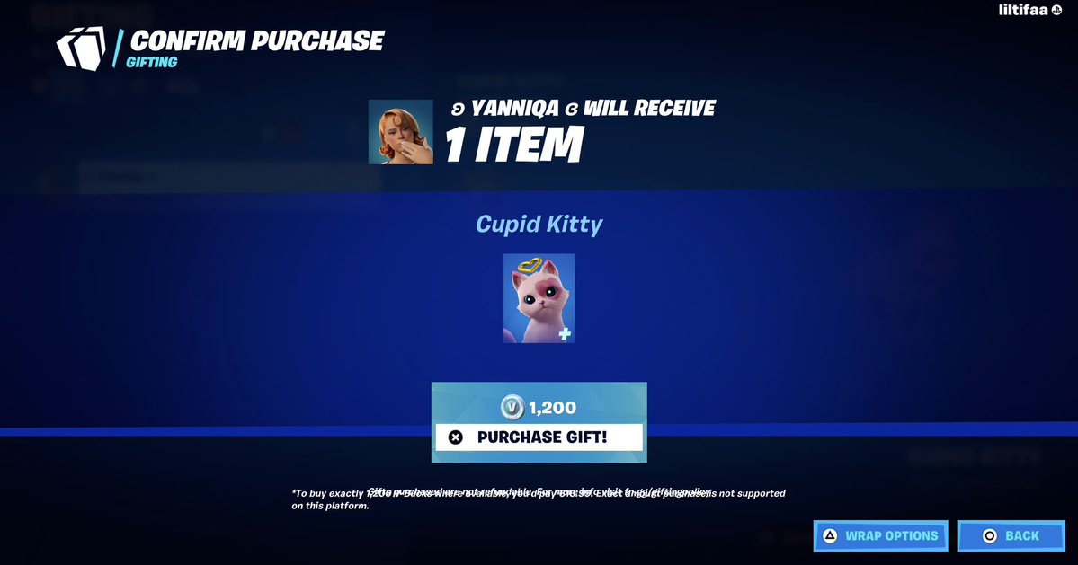 liltifaa's tweet photo. Used code @BlueCzKitsune 🩵 while gifting @YannikBBL the adorable cupid kitty🩷🐱! https://t.co/5qXsQDgpD0
