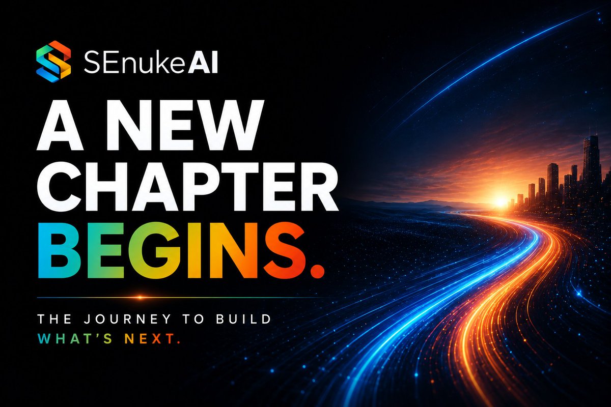 JoeRusselldotca's tweet photo. It's been a while.

I've spent the last few years building, learning and watching AI reshape what's possible.

That journey led me to rebuild SEnuke. Not for yesterday's internet.

For what's next.

Good to be back. https://t.co/8la3tGSZQf