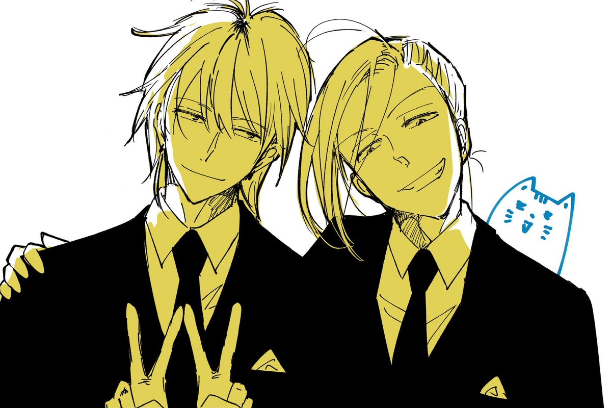kushinashir0's tweet photo. おはよー
今日はwのお祝い絵
 #創作男子 https://t.co/ek2x0I4u0q