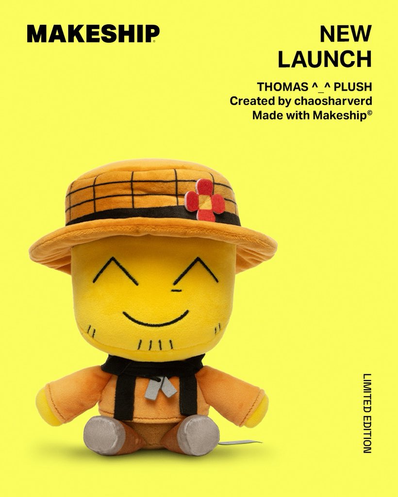 ChaosHarverd's tweet photo. #hwwhp OFFICIAL GIVEAWAY ANNOUNCEMENT ^_^

I’m happy to announce that we’re giving away a FREE Thomas plush to THREE randomly picked winners! To be eligible you must:

> Follow @makeship &amp; @chaosharverd
> Retweet this post

Giveaway ends August 1st! Thank you for your support! https://t.co/Y1ry5ML6mg