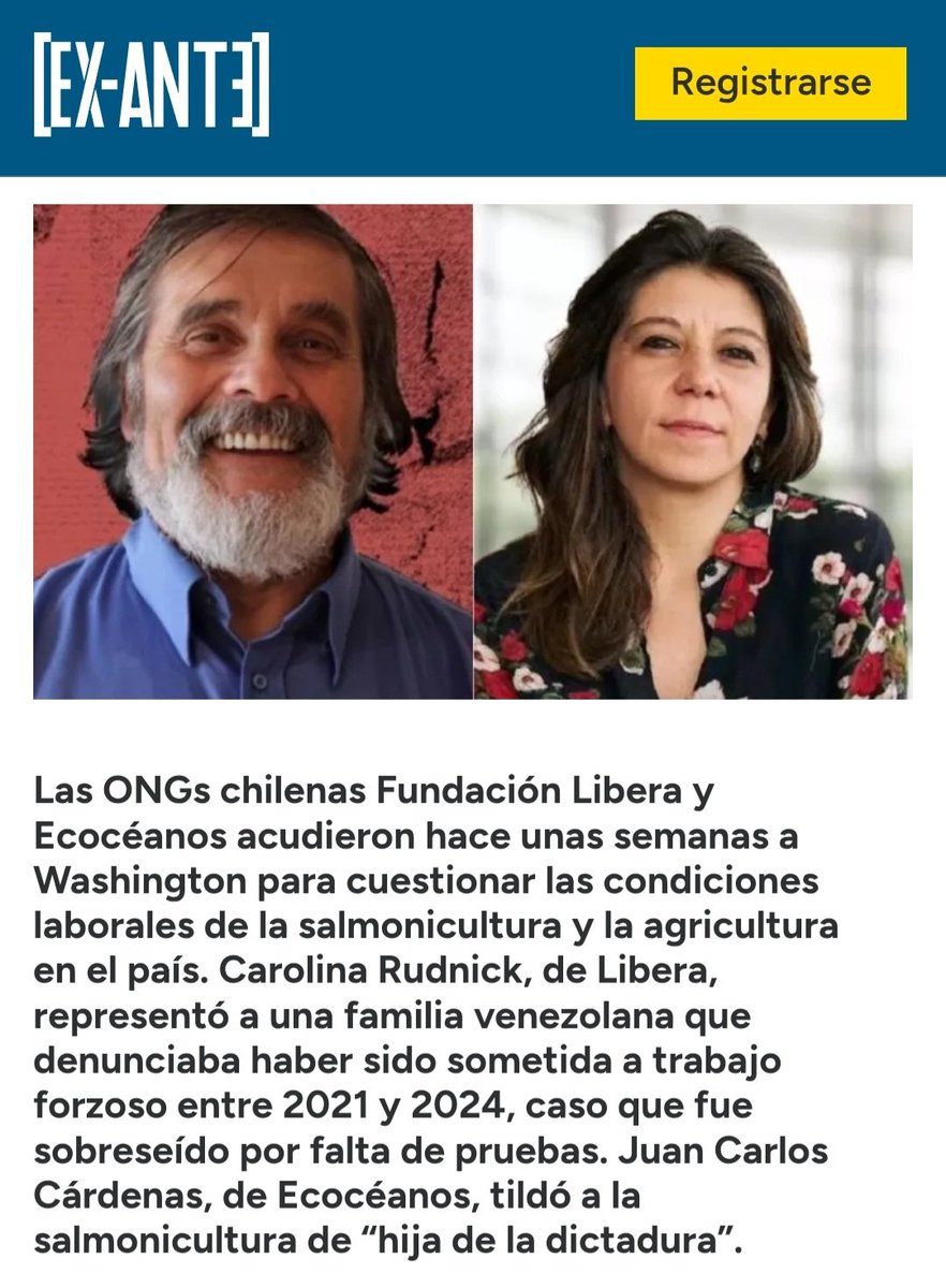 ___Pachi__'s tweet photo. Estos son los antichilenos y comunistas, culpables del alza de aranceles a Chile por parte de ee.uu.
Carolina rudnick (fundación Libera) y Juan Carlos Cardenas( ecoceanos). ONGs. https://t.co/dRNP4Qdm7b