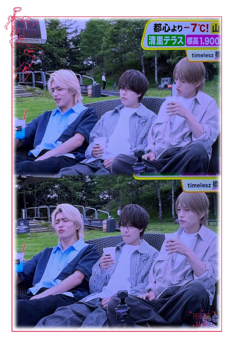 etsumi37's tweet photo. 朝から幸せだった〜🩷🤍💛
#timelesz 
#橋本将生 
#篠塚大輝 
#猪俣周杜 
#土曜はナニする https://t.co/QjIW5JdsPz