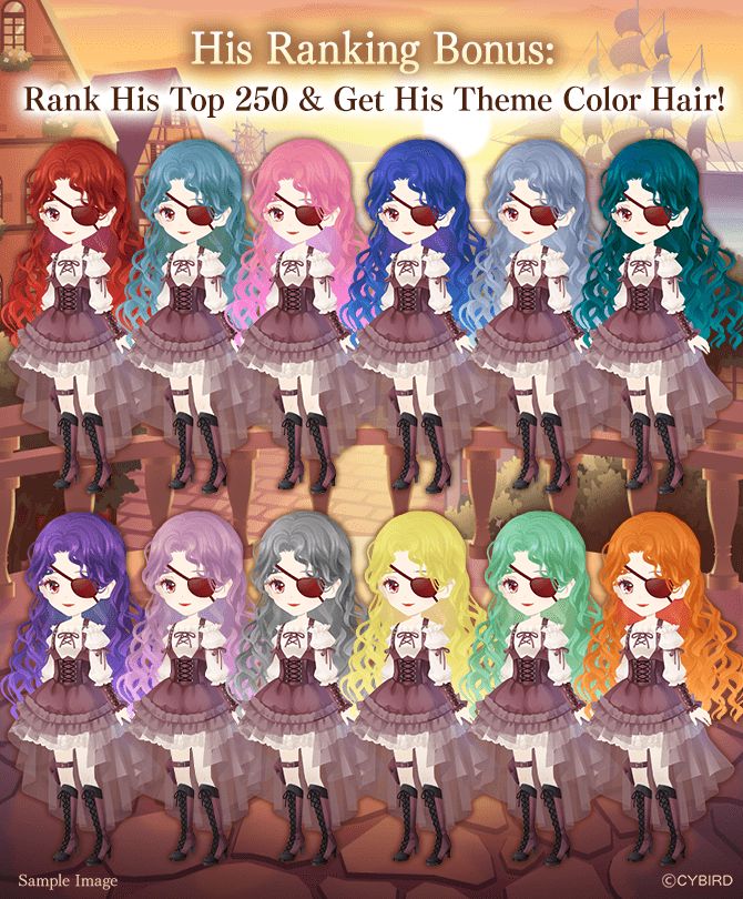 ikevil_en's tweet photo. ⚓️Soon: Villains of the Caribbean⚓️

Earn lots of different His Ranking bonuses, including His Theme Color Hair, 100x copies of his card, and a custom badge for His Top 1! 

🔻Check In-Game News🔻
https://t.co/oHyj39aLNi

 #ikevil #otome https://t.co/rkAjlHhdLi