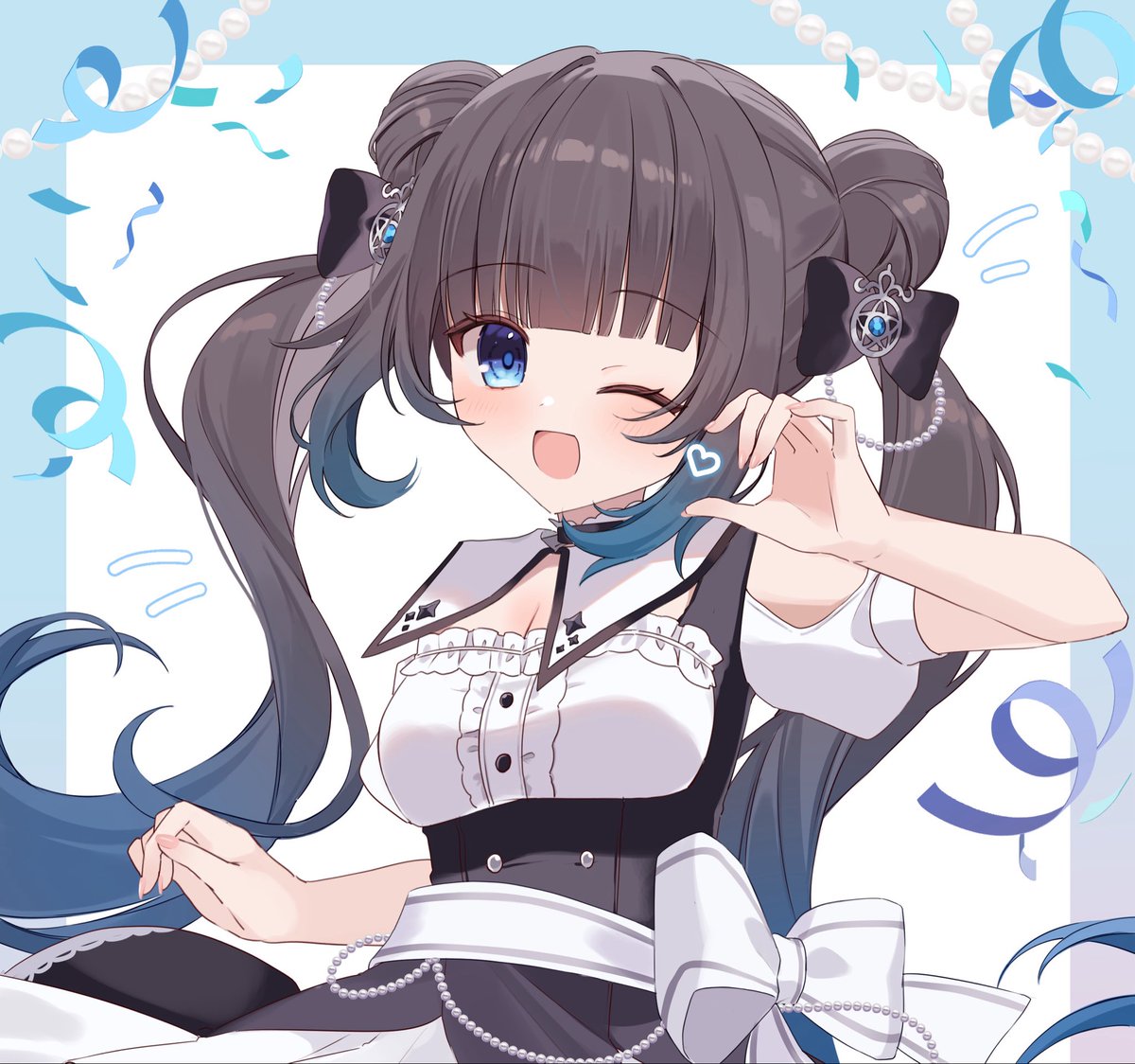 おはにぁっほ~🩵🤍 よく寝ました🫧 熱中症警戒アラート？出てるので