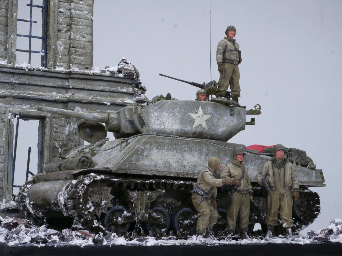 1/35 MENG M4A3E2 完成です！ AM誌に掲載頂いた単品作品をジオラマ化