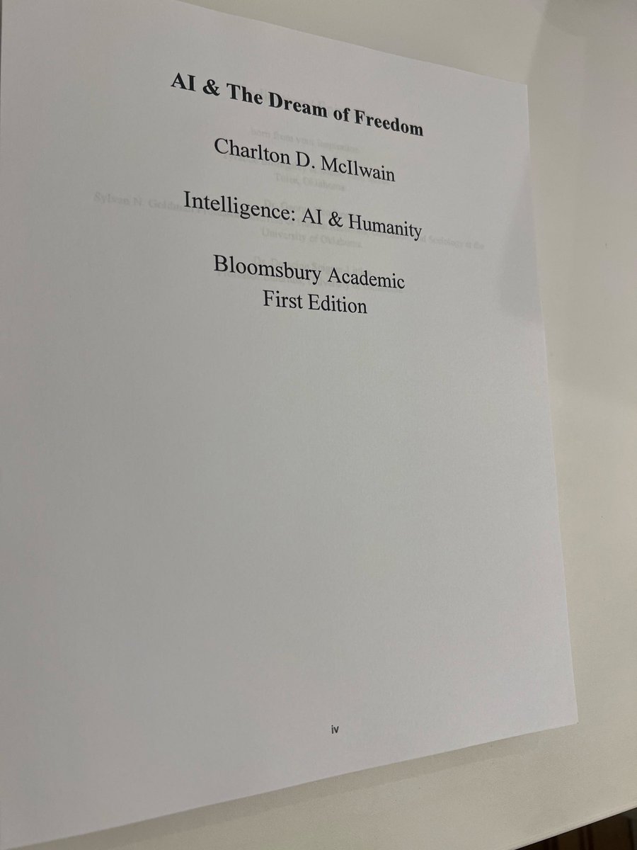 cmcilwain's tweet photo. The Book is In!

It’s been a great journey to write and to my surprise managed to end the book with sincere hope about the future. https://t.co/wVZgxLXK9O