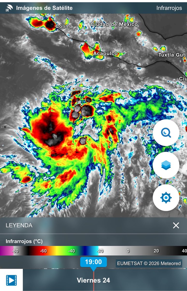 InfoMeteoro's tweet photo. 🌀SE FORMA LA TORMENTA #Genevieve

⚠️El ciclón se fortalecerá este fin de semana hasta huracán categoría 2, incluso podría ser Mayor cat 3-4 próxima semana

↖️⛈️Se desplazará distante y paralelo a costas aportando humedad al Pacífico y centro del país con fuertes lluvias de sábado a miércoles, aumentando día con día