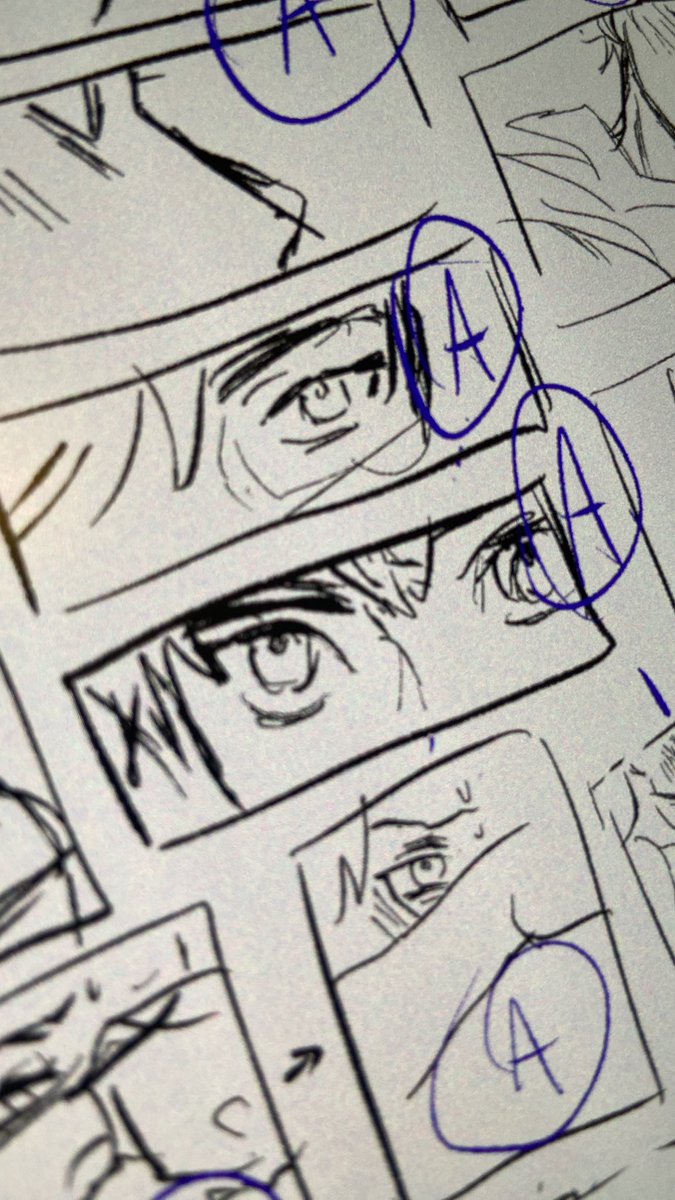 oshioshishiba's tweet photo. ✅Script
✅Storyboard 
(This is the fastest I've been working on a comic these past few months haha thank you Misawa for the inspiration) https://t.co/3iHXBZyuok