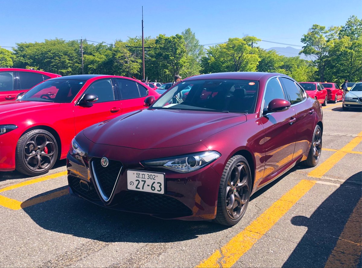 モンツァレッドメタリック #純正希少色愛好会 #alfaromeo #GIULIA