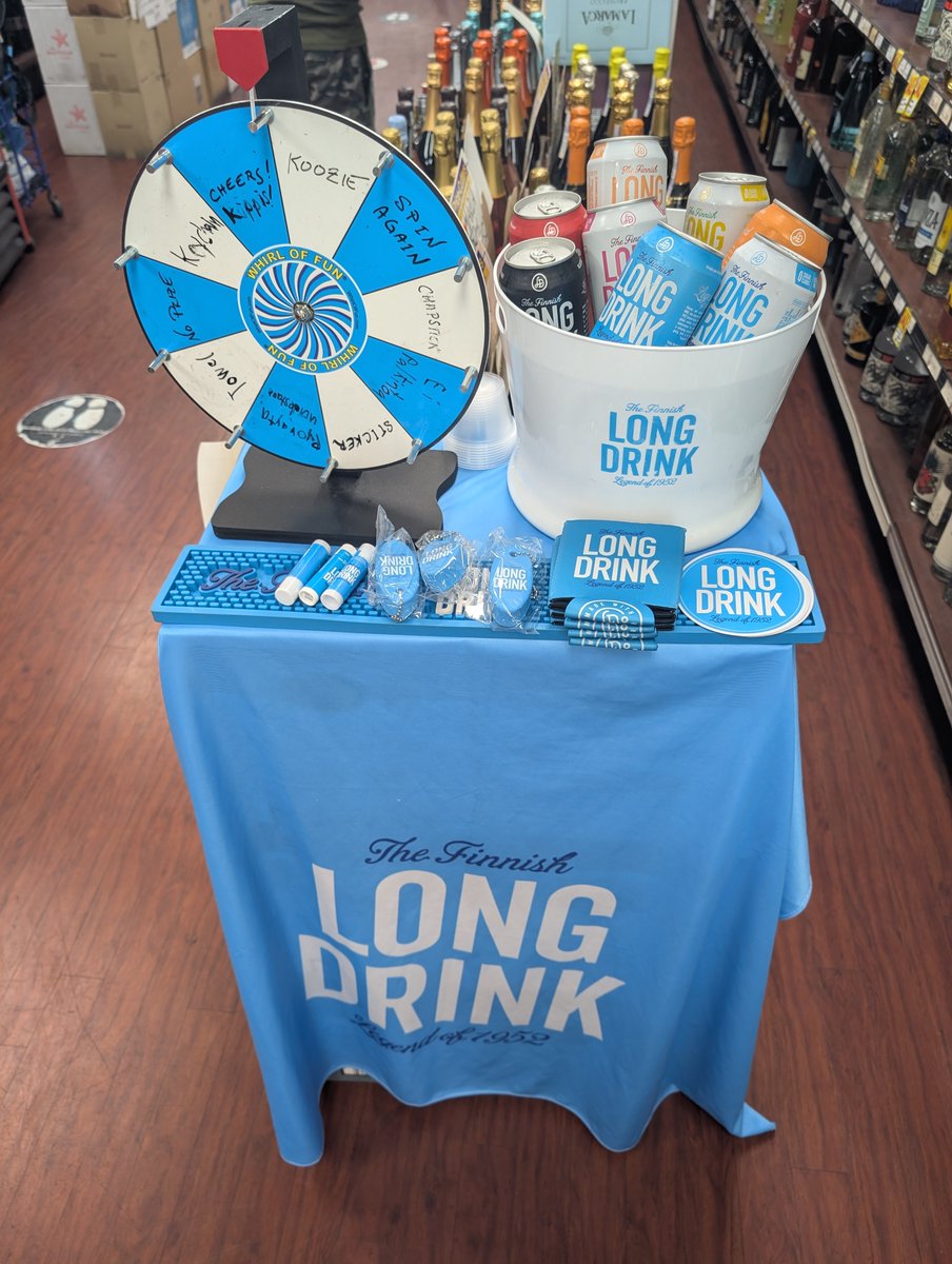 benngoodman's tweet photo. Hosted a tasting for @thelongdrink at America's Wine Shop / McAdam Buy-Rite in Kips Bay tonight. Kippis! #Finnish #Drinks #Peach #Pineapple #Raspberry #Friday https://t.co/p6hm8JMxVN