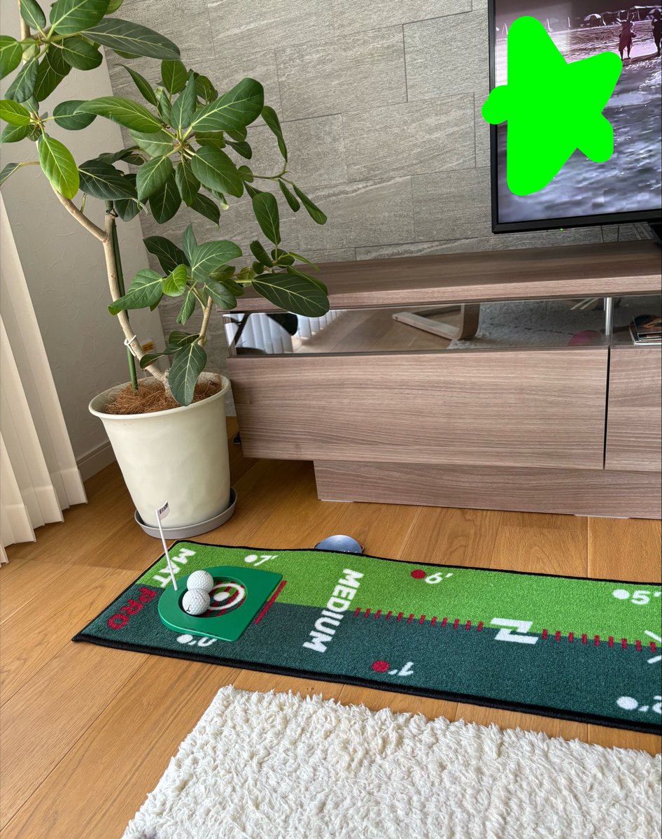 comfy_wanko's tweet photo. 部屋をキンキンに涼しくして、
ハワイのYouTubeを観ながら、
庭の太陽浴びた芝生を眺めて、
ハワイのホテルにいるような妄想をしてます🌺😅パター練も、日課⛳️ https://t.co/8X6e8eXmXR