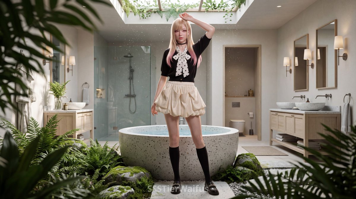 SSSTierWaifus's tweet photo. Do you want to join me for a relaxing soak in this private oasis, or are you too shy to handle a real life Marin Kitagawa My Dress-Up Darling cosplay up close? #MarinKitagawa #MyDressUpDarling #SonoBisqueDollwaKoiwoSuru #MarinKitagawaCosplay #CosplayGirl #Waifu #AnimeCosplay https://t.co/53fEFDfWMt