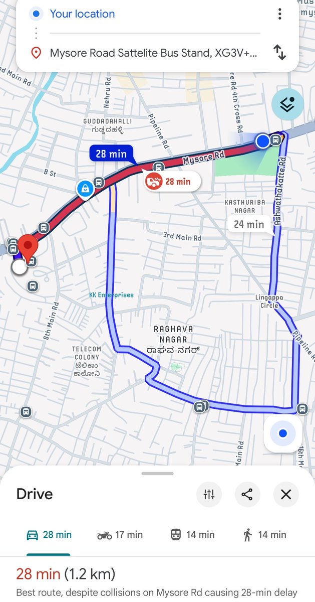 wandercloudd's tweet photo. Wow peak level Management in Mysore Road today since early morning 6 👏

@blrcityPolice kudos.. 1.2km is showing 30 minutes. @blrcitytraffic

#Mysoreroad https://t.co/bT50TopaLC