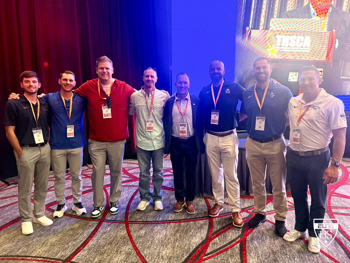 alleneaglesfb's tweet photo. Coaching School 2026 in the books! 

TIME FOR SOME ALLEN EAGLE FOOTBALL! 🏈 

Thank you @THSCAcoaches for always providing the best  experience and development for helping coaches help kids! 🅰️🆙🦅

#BTB | @usnikefootball https://t.co/v0oKTOZI4F