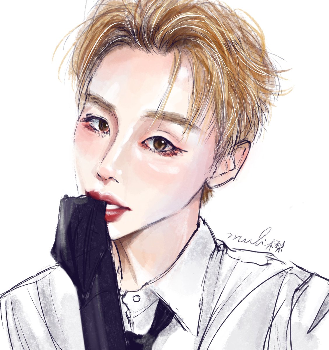 0Blackmuli's tweet photo. 웅이시 🖌

#전웅 #웅이 #ウン #ウンイ 
#AB6IX #Woong #웅이편 🌸 
#AB6IXfanart https://t.co/q9viFXvnF5