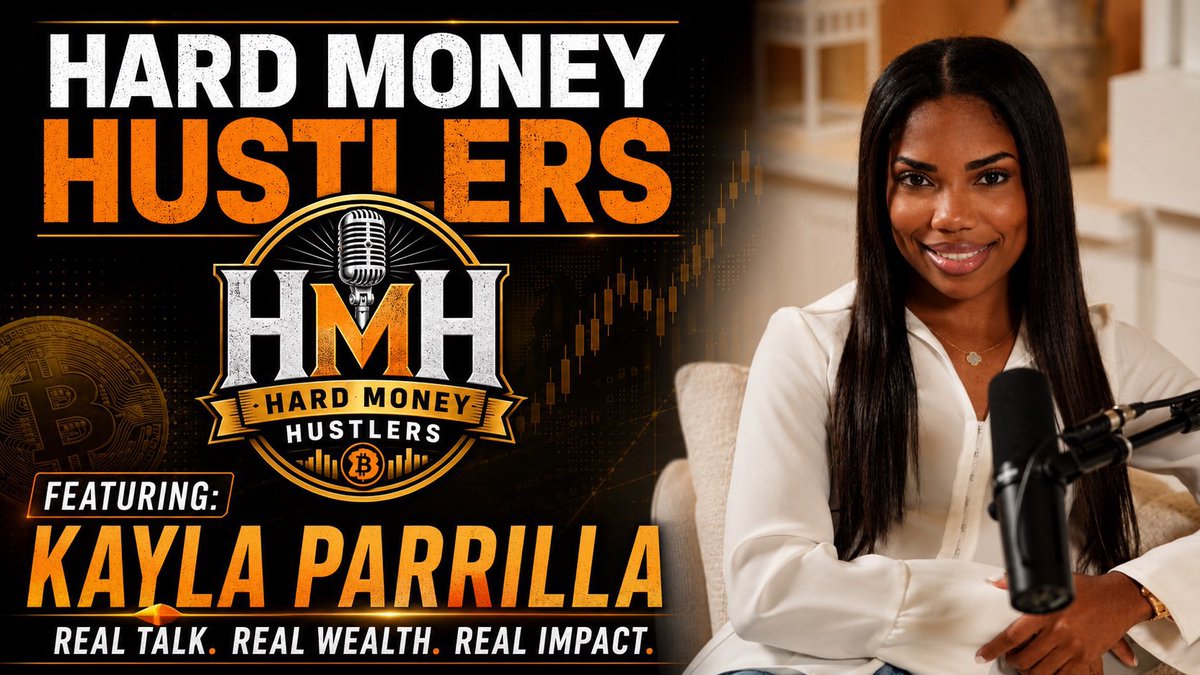 kaylaparrilla's tweet photo. I’m grateful for the opportunity and proud to announce my feature on the Hard Money Hustlers podcast on a new episode! 

Talked about more than Bitcoin, my faith, journey in business, and early stages of life that all led to the orange pill 🧡 

https://t.co/wE0bfrqph4 https://t.co/BjzyeYApf6