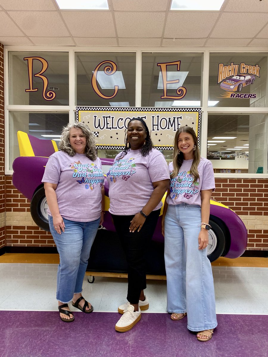 DentlerRCE's tweet photo. Beyond happy to be back in the building with my Racer family! Here’s to another GREAT year at The Creek! #WeAreRacers @RCE_HCS #FocusedForward #Year16 https://t.co/hEURH3T7PX
