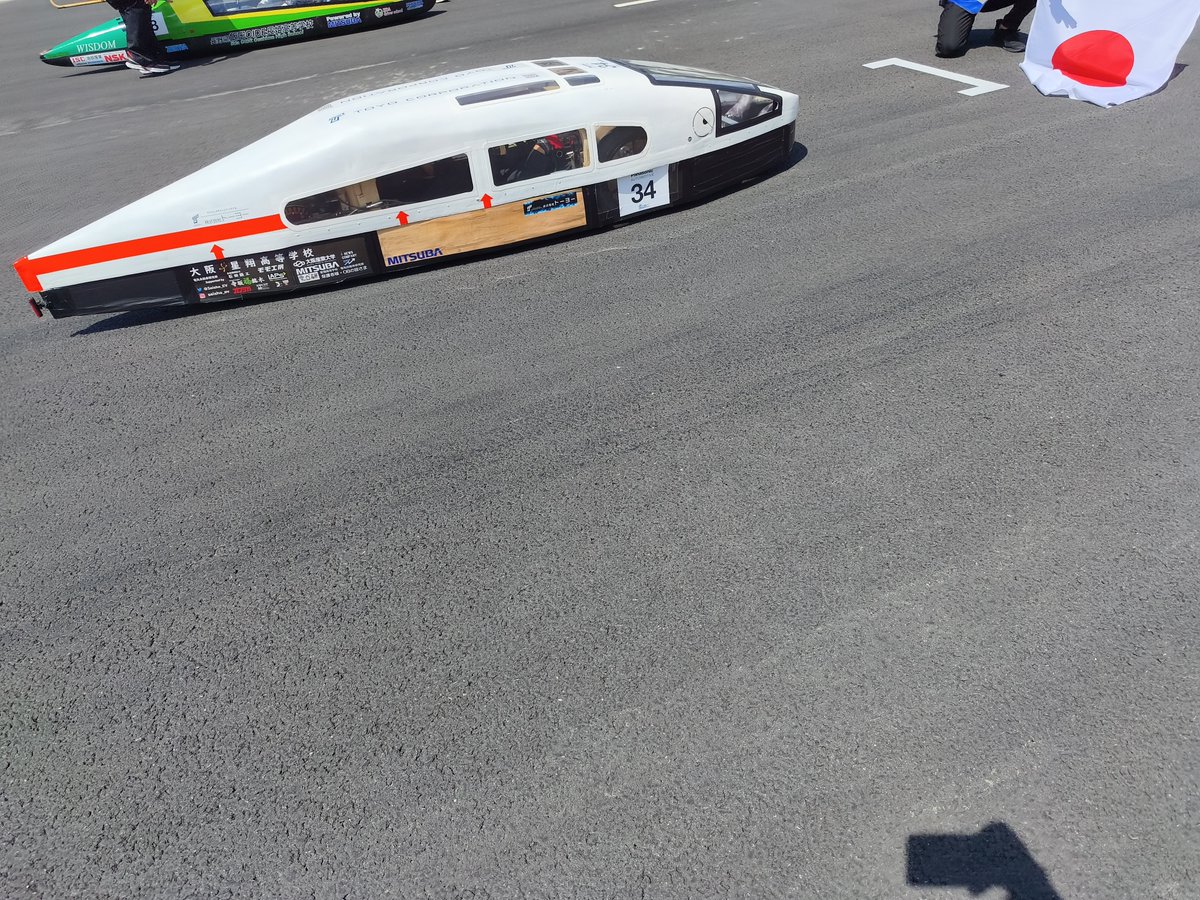 Seisho_EV's tweet photo. 1stアタック終了!
応援ありがとうございました。
#EV #電気自動車
#部活　#ene1　#モビリティリゾートもてぎ https://t.co/BeEkcm406l