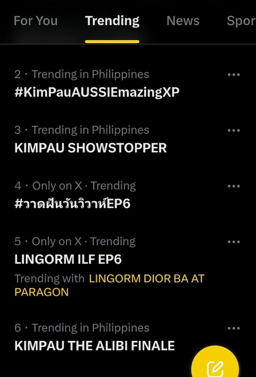 claa1ree's tweet photo. wow!!! trending agad agad. 3 tags of kp are trending no. 2, 3 and 6 grabe iba din🙌 lezgoo keep the tweets coming maintain natin ang tags sa tl push pa more let’s aim for top kaya yan!

KIMPAU SHOWSTOPPER 
#KimPauAUSSIEmazing https://t.co/OqPfb8QLNT